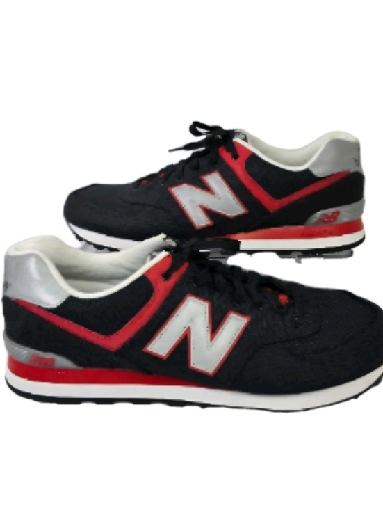 New Balance 574 \'Jetsetter\' BLK/RED/ WHITE US Men\'s Size 10.5 (EUC) main image 14
